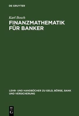 Book cover for Finanzmathematik für Banker