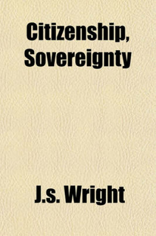 Cover of Citizenship, Sovereignty