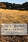 Book cover for 60 Addition Worksheets (with Answers) - Two 4 Digit Addends