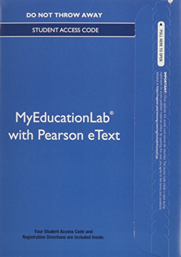 Book cover for NEW MyEducationLab with Video-Enhanced Pearson eText -- Standalone Access Card -- for Special Education