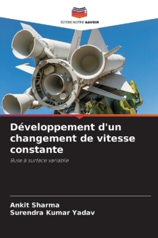 Cover of D�veloppement d'un changement de vitesse constante