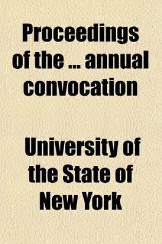 Cover of Proceedings of the Annual Convocation Volume 2