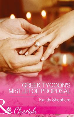 Book cover for Greek Tycoon's Mistletoe Proposal