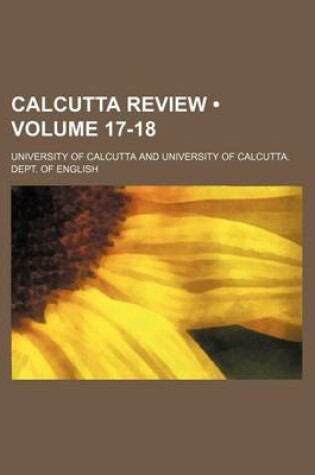 Cover of Calcutta Review (Volume 17-18)