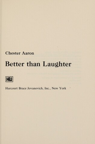 Cover of Better Than Laughter