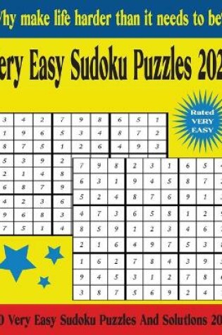 Cover of Very Easy Sudoku Puzzles 2021