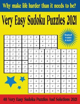 Book cover for Very Easy Sudoku Puzzles 2021