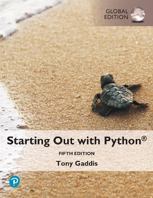 Book cover for Starting Out with Python, Global Edition