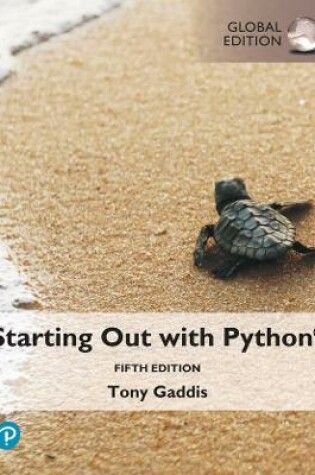 Cover of Starting Out with Python, Global Edition