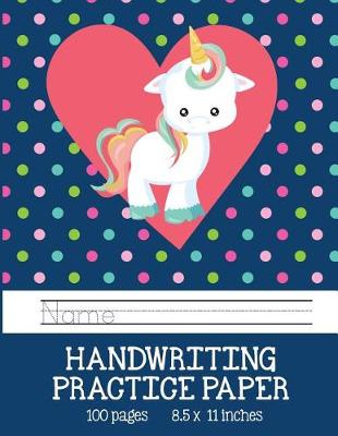 Book cover for Handwriting Practice Paper