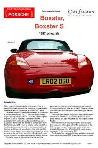 Cover of Boxster, Boxster S