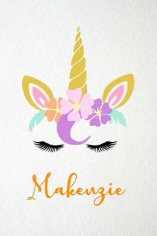 Cover of Makenzie A5 Lined Notebook 110 Pages