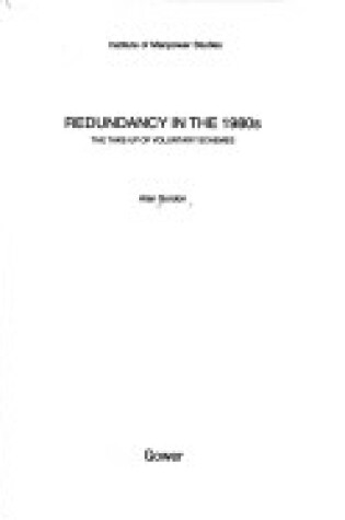Cover of Redundancy in the 1980's