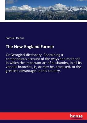 Book cover for The New-England Farmer