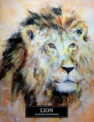 Cover of Lion Journal Blank Lined Notebook