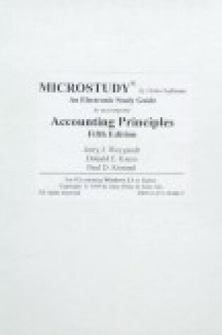 Cover of Accounting Principles 5e Esg (Wse)