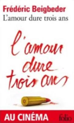 Book cover for L'amour dure trois ans