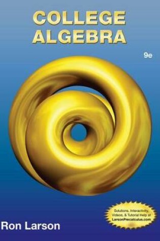 Cover of College Algebra