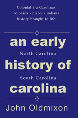 Cover of An Early History of Carolina