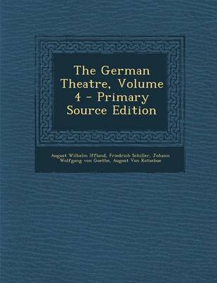 Book cover for The German Theatre, Volume 4