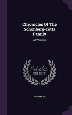 Book cover for Chronicles of the Schonberg-Cotta Family