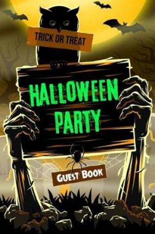 Cover of Halloween Party Guest Book