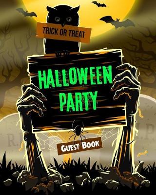 Book cover for Halloween Party Guest Book