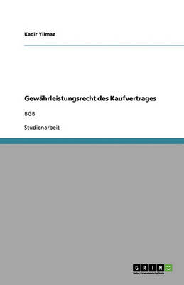 Book cover for Gew�hrleistungsrecht des Kaufvertrages