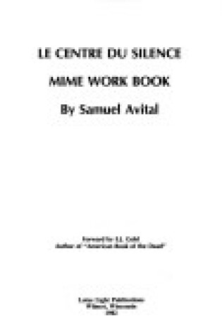 Cover of Mime Workbook