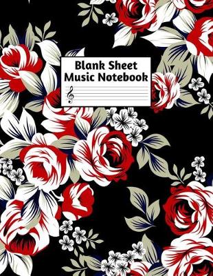 Book cover for Blank Sheet Music Notebook