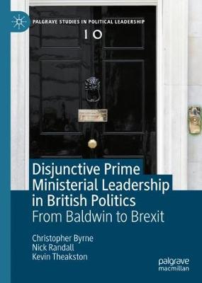 Book cover for Disjunctive Prime Ministerial Leadership in British Politics