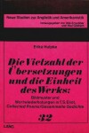 Book cover for Die Vielzahl Der Uebersetzungen Und Die Einheit Des Werks