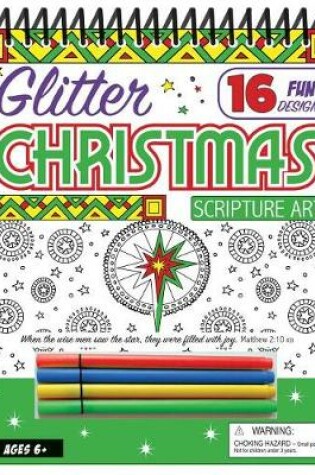 Cover of Glitter Christmas Scripture Art