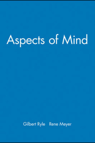 Cover of Aspects of Mind
