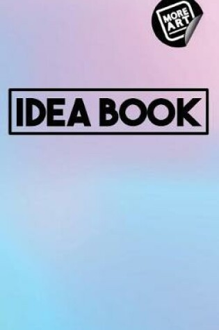 Cover of Idea Book / Baby Blue & Pink / Writing Notebook / Blank Diary / Journal / Paperback / Lined Pages Book - 100 Pages / 5 X 8 / Gradient (Series 1)