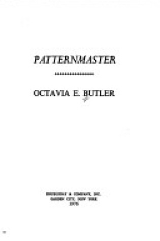 Cover of Patternmaster