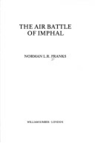 Cover of The Air Battle of Imphal