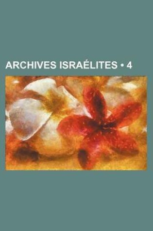 Cover of Archives Israelites (4)