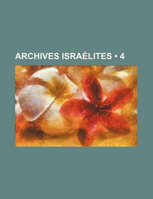 Book cover for Archives Israelites (4)