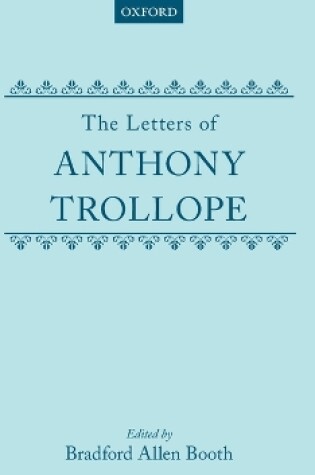Cover of The Letters of Anthony Trollope
