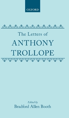 Book cover for The Letters of Anthony Trollope