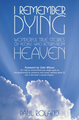 Cover of I Remember Dying