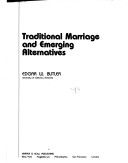 Book cover for Traditional Marriage and Emerging Alternatives