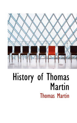 Book cover for History of Thomas Martin