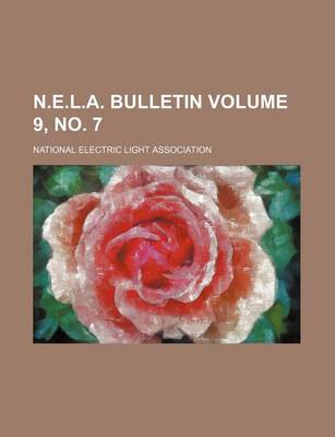 Book cover for N.E.L.A. Bulletin Volume 9, No. 7