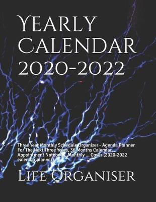 Book cover for Yearly Calendar 2020-2022