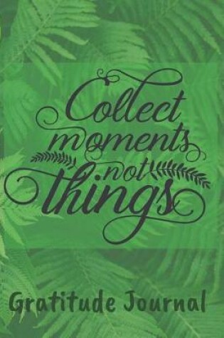 Cover of Collect Moments Not Things Gratitude Journal