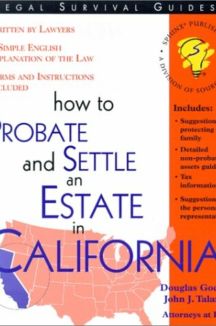 Cover of How to Probate and Settle an Estate in California