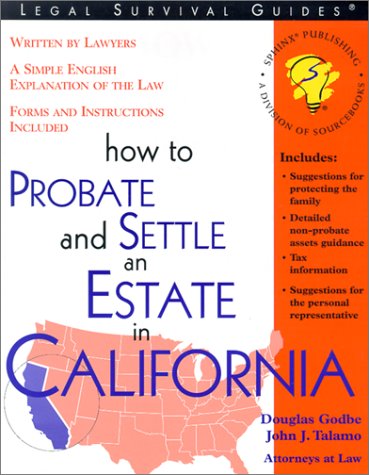 Book cover for How to Probate and Settle an Estate in California