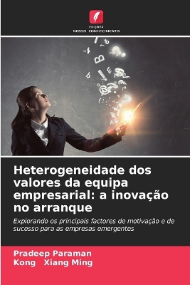 Book cover for Heterogeneidade dos valores da equipa empresarial